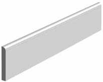 Плитка Rex Prexious White Fantasy Battiscopa Matte 4.6x60 см, поверхность матовая