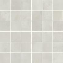 Плитка Ricchetti Cocoon Mosaico 5x5 White Nt 30x30 см, поверхность матовая, рельефная