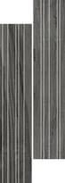 Плитка Rondine Daring Dark Tendina 24x120 см, поверхность матовая, рельефная