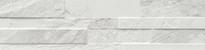 Плитка Rondine Gioia 3D White 15x61 см, поверхность матовая, рельефная