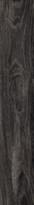 Плитка Rondine Greenwood Nero 7.5x45 см, поверхность матовая, рельефная