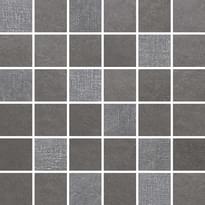 Плитка Rondine Loft Dark Mosaico 30x30 см, поверхность матовая