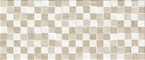 Плитка Savoia Trani Mosaico Beige-Almond 25x60 см, поверхность глянец, рельефная