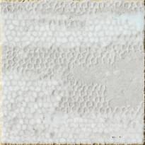 Плитка Settecento Ciment Bianco Decoro Burattato 15.5x15.5 см, поверхность матовая