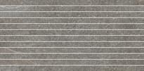 Плитка Settecento Nordic Stone Bacchette Grey 2.3x60 Su Rete 29.9x60 см, поверхность матовая, рельефная