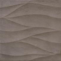 Плитка Vallelunga Foussana Gray Ambra Rett 60x60 см, поверхность полуполированная, рельефная
