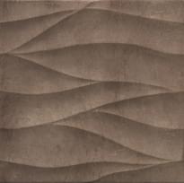 Плитка Vallelunga Foussana Mud Ambra Rett 60x60 см, поверхность полуполированная, рельефная