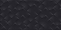 Плитка Villeroy Boch Monochrome Magic Черный Декор Матовый 30x60 см, поверхность глянец, рельефная
