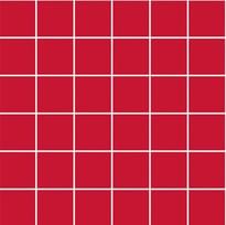 Плитка VitrA Color Ral 0304050 Red Matt Dm 5x5 30x30 см, поверхность матовая