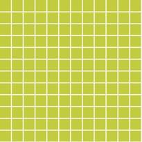 Плитка VitrA Color Ral 1008080 Lime Green Glossy Nn 2.5x2.5 30x30 см, поверхность глянец