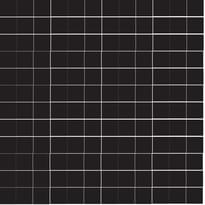 Плитка VitrA Color Ral 1500 Black Glossy Nn 2.5x2.5 30x30 см, поверхность глянец