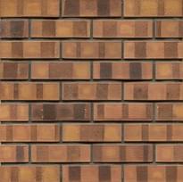 Плитка Westerwalder Klinker Klinker Brick Lachsrot Kohle Nf 7.1x24 см, поверхность матовая, рельефная