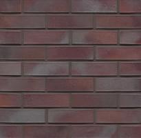 Плитка Westerwalder Klinker Klinker Brick Violettblau Geflammt Nf 7.1x24 см, поверхность матовая, рельефная