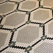 Плитка Winckelmans Complex Mosaics Special Design Artdeco Brick 001 2.35X5 3.8Mm 100x100 см, поверхность матовая