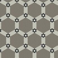 Плитка Winckelmans Complex Mosaics Special Design Net 002 Hex-2.5 9Mm 100x100 см, поверхность матовая