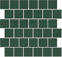 Плитка Winckelmans Mosaic C C2 Dark Green Vef 31.8x31.8 см, поверхность матовая