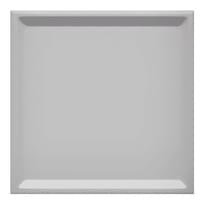 Плитка Wow Essential Inset L Grey Gloss 25x25 см, поверхность глянец