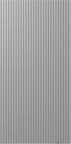 Плитка Wow Wow Collection Canale L Ash Grey Matt 12.5x25 см, поверхность матовая, рельефная
