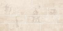 Плитка Березакерамика Брик Декор 1 Натурал 30x60 см, поверхность матовая, рельефная