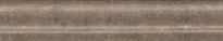 Плитка Керама Марацци Виченца Бордюр Багет Коричневый 3x15 см, поверхность матовая