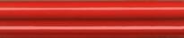 Плитка Керама Марацци Граньяно Бордюр Багет Красный 3x15 см, поверхность глянец