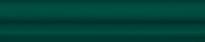 Плитка Керама Марацци Клемансо Бордюр Багет Зеленый 3x15 см, поверхность глянец