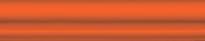 Плитка Керама Марацци Клемансо Бордюр Багет Оранжевый 3x15 см, поверхность глянец