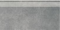 Плитка Керама Марацци Королевская Дорога Ступень Серый Темный Обрезной 30x60 см, поверхность матовая
