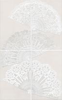 Плитка Керама Марацци Мерлетто Панно Кружево 50x80 см, поверхность матовая, рельефная