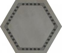 Плитка Керама Марацци Раваль Декор Серый 29x33.4 см, поверхность матовая
