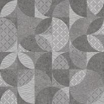 Плитка Керама Марацци Фондамента Тёмный Декорированный Обрезной 60x60 см, поверхность матовая