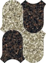 Плитка 41zero42 Chicco Onda Verde Cacao 27x36.5 см, поверхность матовая