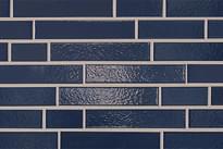 Плитка ABC Klinker Klinker Fasad 350 Marineblau Langformat 5.2x49 см, поверхность матовая, рельефная