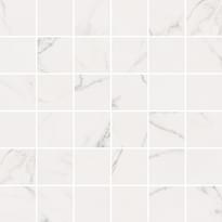 Плитка ABK Sensi Classic Mosaic Quadretti Statuario White Sable 30x30 см, поверхность матовая