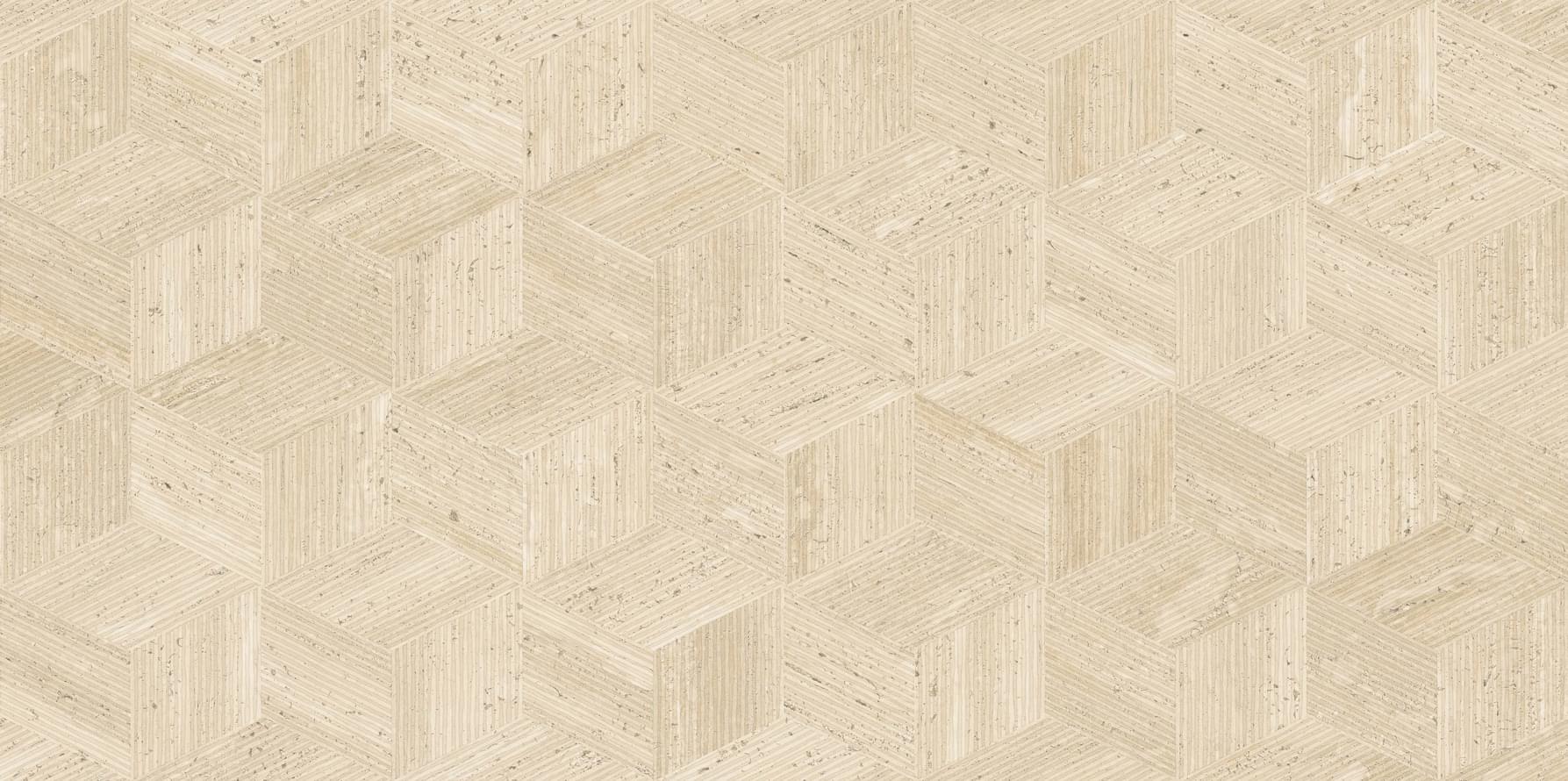Плитка ABK Sensi Roma Cube Cream Nat 60x120 см, поверхность матовая