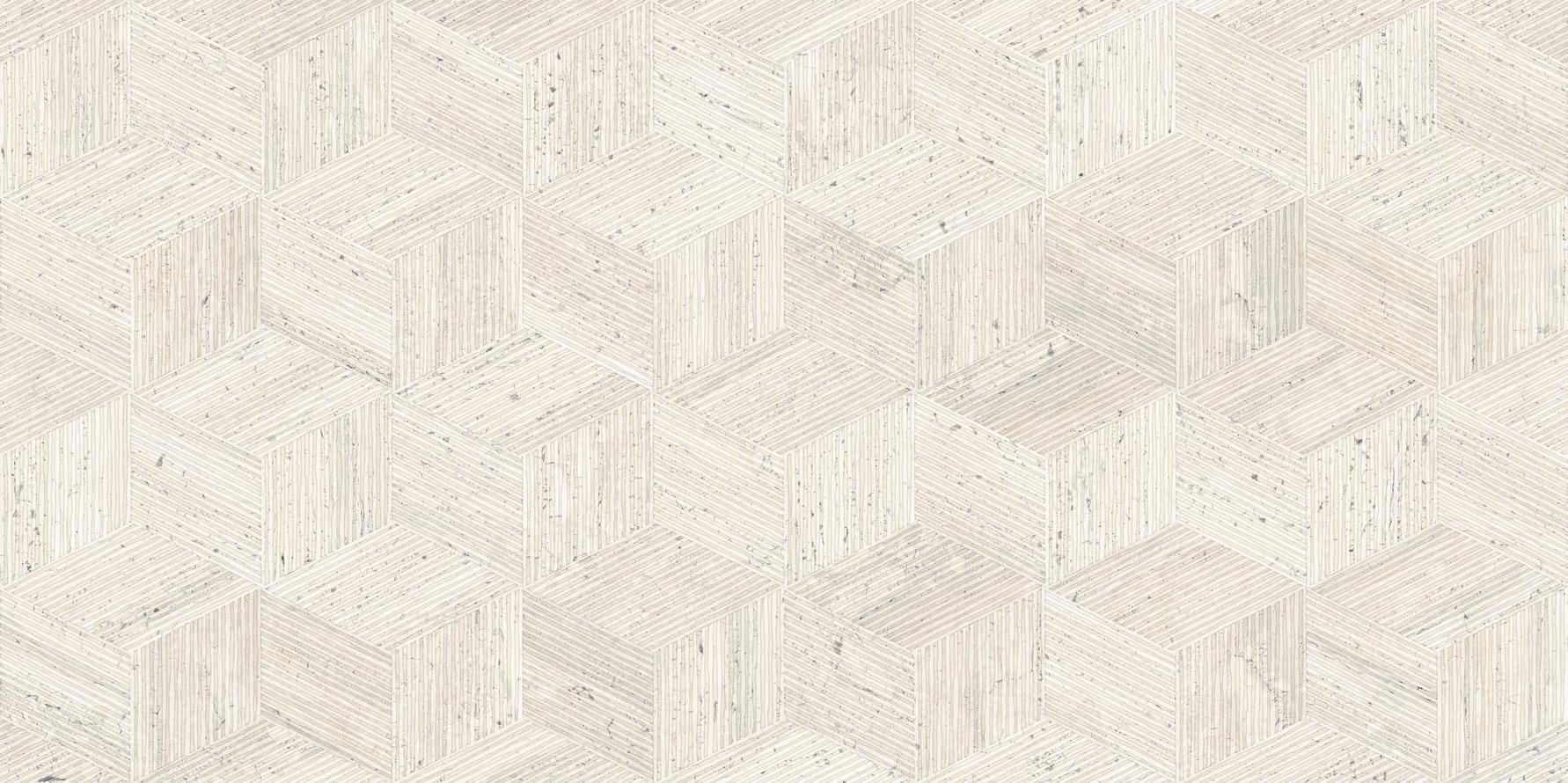 Плитка ABK Sensi Roma Cube Ivory Nat 60x120 см, поверхность матовая