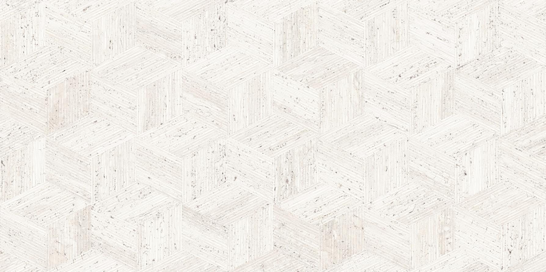 Плитка ABK Sensi Roma Cube White Nat 60x120 см, поверхность матовая