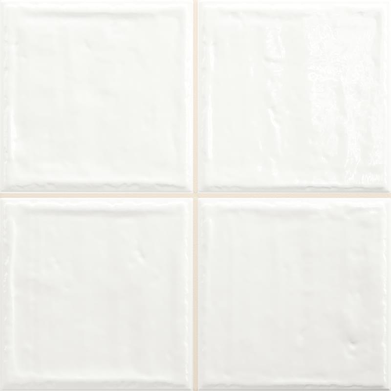 Плитка Absolut Keramika Noa White 20x20 см, поверхность глянец