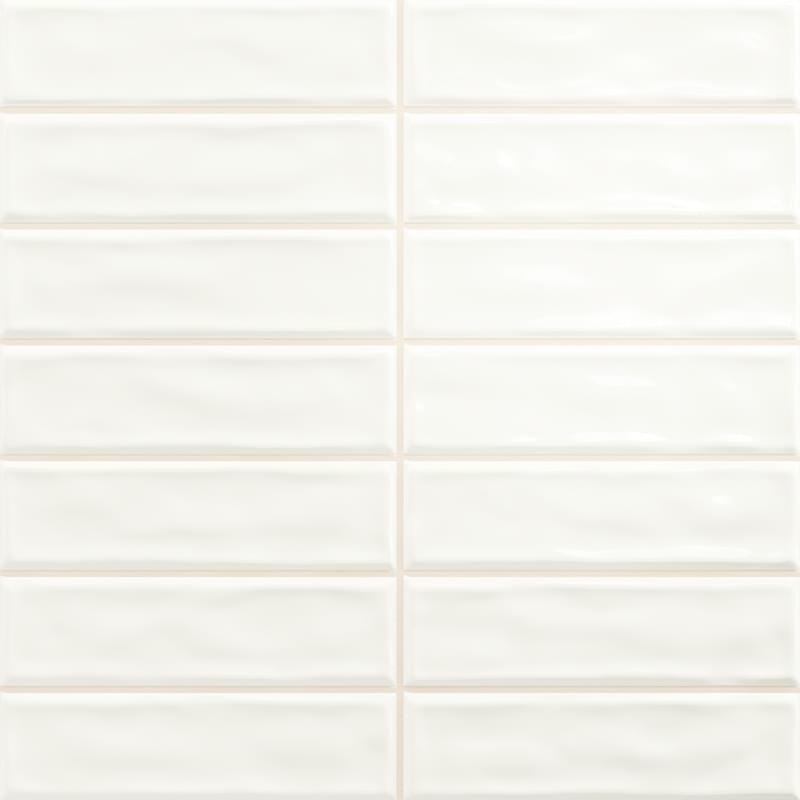 Плитка Absolut Keramika Sticks White 20x20 см, поверхность глянец
