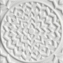 Плитка Adex Earth Relieve Mandala Cosmos Ash Gray 15x15 см, поверхность матовая