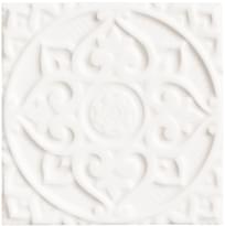 Плитка Adex Earth Relieve Mandala Energy Navajo White 15x15 см, поверхность матовая