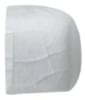 Плитка Adex Modernista Angulo Bullnose Trim CC Cadet Gray 0.85x0.85 см, поверхность глянец