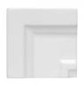 Плитка Adex Modernista Angulo Marco Cornisa Clasica CC Blanco 7.5x7.5 см, поверхность глянец