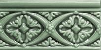 Плитка Adex Modernista Relieve Bizantino CC Verde Oscuro 7.5x15 см, поверхность глянец