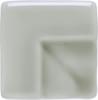 Плитка Adex Neri Angulo Marco Cornisa Clasica Silver Mist 3.5x3.5 см, поверхность глянец