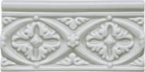 Плитка Adex Neri Relieve Bizantino Silver Mist 7.5x15 см, поверхность глянец