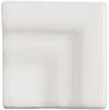 Плитка Adex Riviera Angulo Marco Cornisa Lido White 5x5 см, поверхность глянец