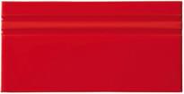 Плитка Adex Riviera Rodapie Monaco Red 10x20 см, поверхность глянец