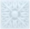 Плитка Adex Studio Taco Relieve Flor 2 Ice Blue 3x3 см, поверхность глянец