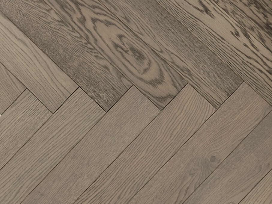 AlixFloor Английская Ёлка Дуб Коричнево-Серый Эксквизит 10x60
